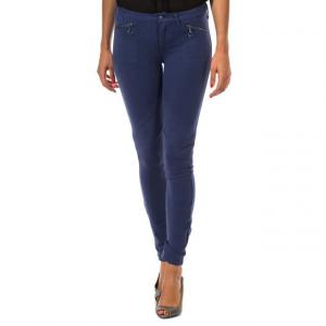 Брюки на резинке в стиле леггинсов со шлевками для ремня 10dbf0752 женские Met, синий