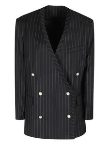 Шерстяной блейзер Casablanca, черный