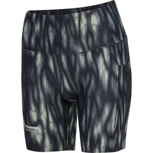 Леггинсы Hummel HIIT AOP Intensity short, черный