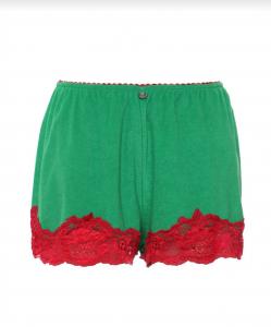 Женские зеленые кружевные шорты BOYS LIE