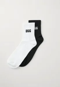 Набор из двух пар носков с логотипом quinlin. Ugg, White/Black