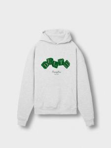 Burocs Толстовка 'Oversized Dice' в светло-сером цвете