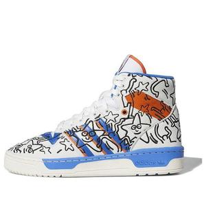 Кроссовки keith haring x rivalry высокие Adidas, белый