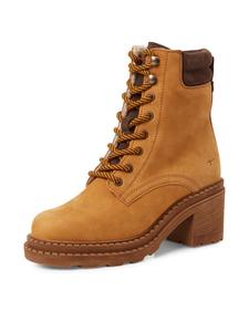 Tamaris Ботинки на шнуровке желтого цвета