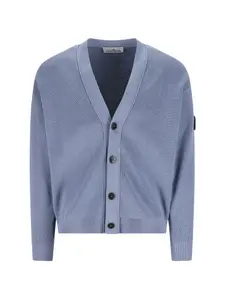 Кардиган на пуговицах Stone Island, синий