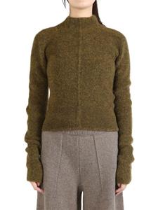 Свитер с хэдоном Rick Owens, зеленый