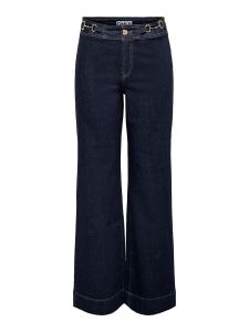 Джинсы с широкими штанинами ONLY ONLMadison, темно-синий