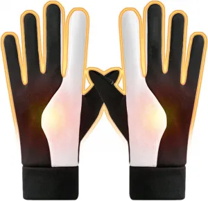 Мужские мотоциклетные перчатки, ветрозащитные, с полными пальцами, зимние мотоциклетные перчатки, для снега, мотокросса, гонок, Schwarz