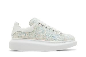 Кроссовки Alexander McQueen Wmns Oversized Sneaker 'Silver Glitter', серебряный