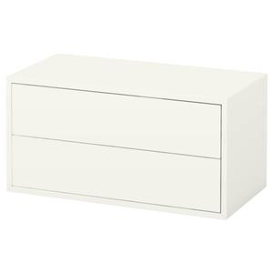 Шкафчик Ikea Eket с 2 ящиками, 70х35х35 см, белый