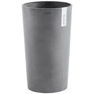 Цветочный горшок ECOPOTS «Амстердам», ØxВ: 30x50 см, серый