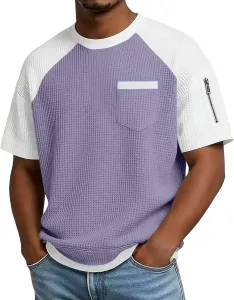 Мужская поло с коротким рукавом Henley