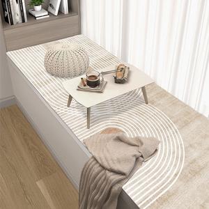 Budis Ковер 70х210 см из искусственной шерсти для спальни/балкона, утолщенный, нескользящий, всесезонный