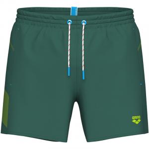 Шорты для плавания pro_file losange beach short Arena, цвет mangrove-artic lime