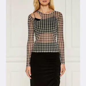 Топ узкого кроя Damecia Hugo, черный