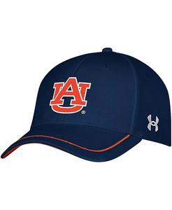 Мужская темно-рыжая регулируемая шляпа Blitzing Accent Iso-Chill Tigers Under Armour, синий