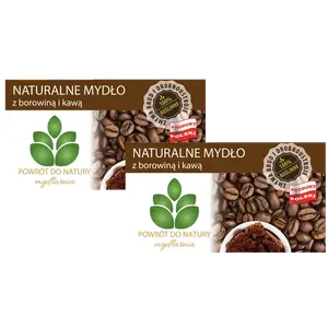 100% натуральное мыло на растительной основе с грязью и кофе, 2 шт. Powrót Do Natury