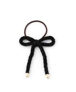 Пушистая резинка для волос Colleca La, цвет Black