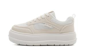 Дышащие легкие повседневные низкие кроссовки для увеличения роста PAUL FRANK, бело-розовые