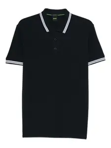 Отделанная (или декорированная) поло Boss, синий