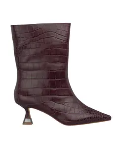 Металлические ботильоны на каблуке Alma En Pena, красный