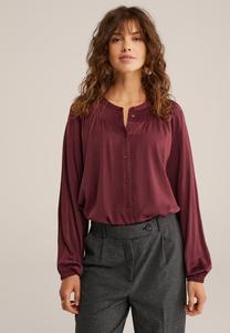 Блуза WE Fashion Blouse, Vintage Red/Mottled Dark Red