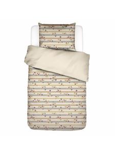 Постельное белье Amare Satin цвета ванили Essenza, 200x200 (2x 80x80 см)