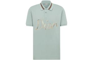 Ежеквартальные новинки Рубашка поло мужская зеленая Dior, зеленый