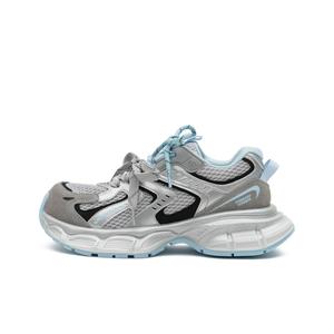 MASOOMAKE Высокие облегченные дышащие низкие кроссовки-платформы женские Glacier Blue эконом-класс, цвет Glacier Blue (Economy Edition)