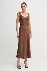 Платье Bardot, коричневый