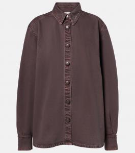 Джимовая рубашка оверсайз Magda Butrym, коричневый