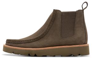 Ботинки челси женские Clarks замшевые короткие, коричневый