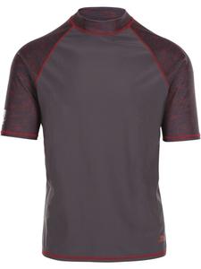 Футболка Theo Rash Guard Top серого цвета Trespass