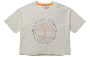 Футболка женская винтажная белая Timberland