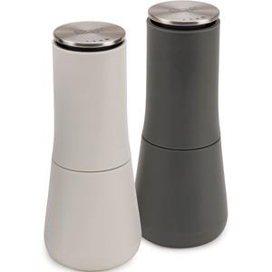 Мельница для соли и перца Milltop, керамическая, без крошек, высота примерно 17 см Joseph Joseph, светло-серый