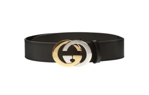 GUCCI Многоцветный ремень G Belt с переплетением