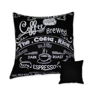 Чехол на подушку винтажный деревенский дом, чехол на подушку декоративная подушка ок. 40х40 см #1433 черный Коста-Рика Haus und Deko
