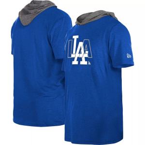 Мужская футболка с капюшоном Royal Los Angeles Dodgers Team New Era