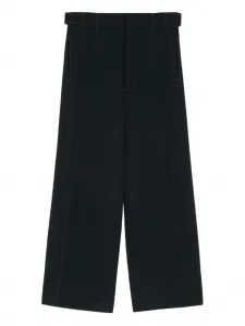 Брюки с контрастной строчкой LEMAIRE, черный