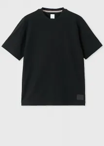 Укороченный топ с короткими рукавами из жаккардовой клетки с логотипом.