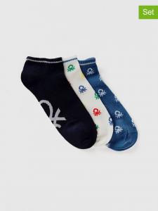 Носки Benetton, синий/белый