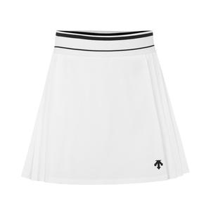 Женская короткая юбка из серии Training Series DESCENTE, ярко-белый