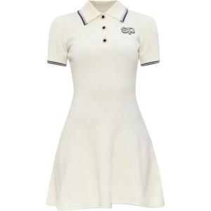 Мини-платье Self portrait Knit Sp Self-portrait, слоновая кость