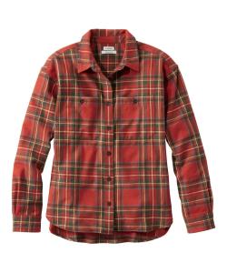 Фланелевая рубашка в шотландскую клетку, модель Boyfriend, американский размер Petite.