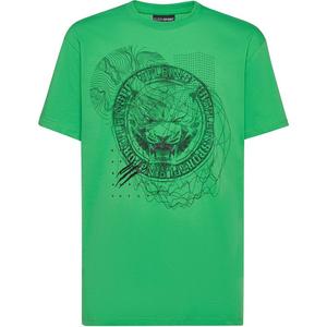 Футболка с тигром Plein Sport, цвет gr?n