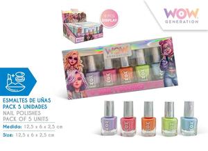 Набор пастельных лаков для ногтей, 5 шт. Inna marka