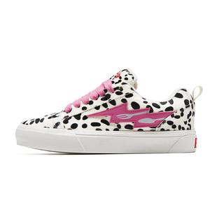 Низкие кроссовки для скейтбординга унисекс Puffy Shoes Western Ram, Leopard Print Pink