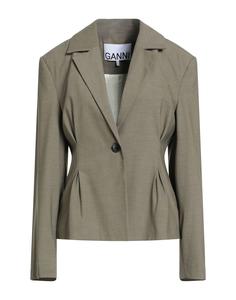 Блейзер Ganni, зеленый