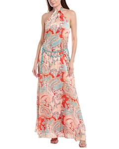 Амур Колли Халтер Платье AMUR, красный