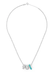 Серебряное колье Space Cowboy Big Bead с бриллиантами Adina Reyter, серебяный